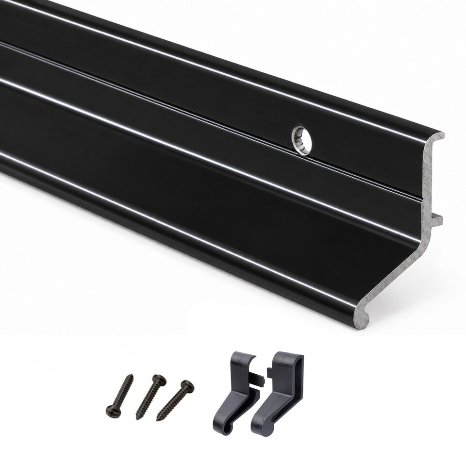 image 1 of Exitex Rain Deflector 914mm, Door Rain Guard for Inward & Outward Opening External Doors | Black