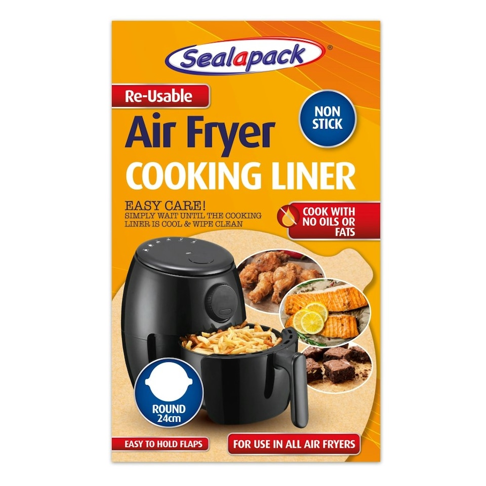 image 1 of Single Sealpack Reusable Air Fryer Liner, Round 24cm