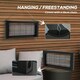 image 5 of HOMCOM Fly Killer with Infrared Light, Hanging / Freestanding, Black