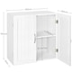 image 3 of Yaheetech Wall Mount Cabinet with Adjustable Shelf | White