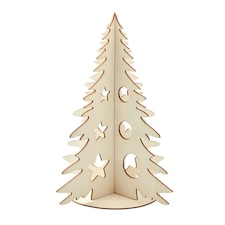 MidOcean Tree And Paint Wooden Christmas Tree - Wood - One Size Brown