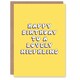 image 1 of Lovely Niephling Bright Fun Hippie Letters Birthday Card