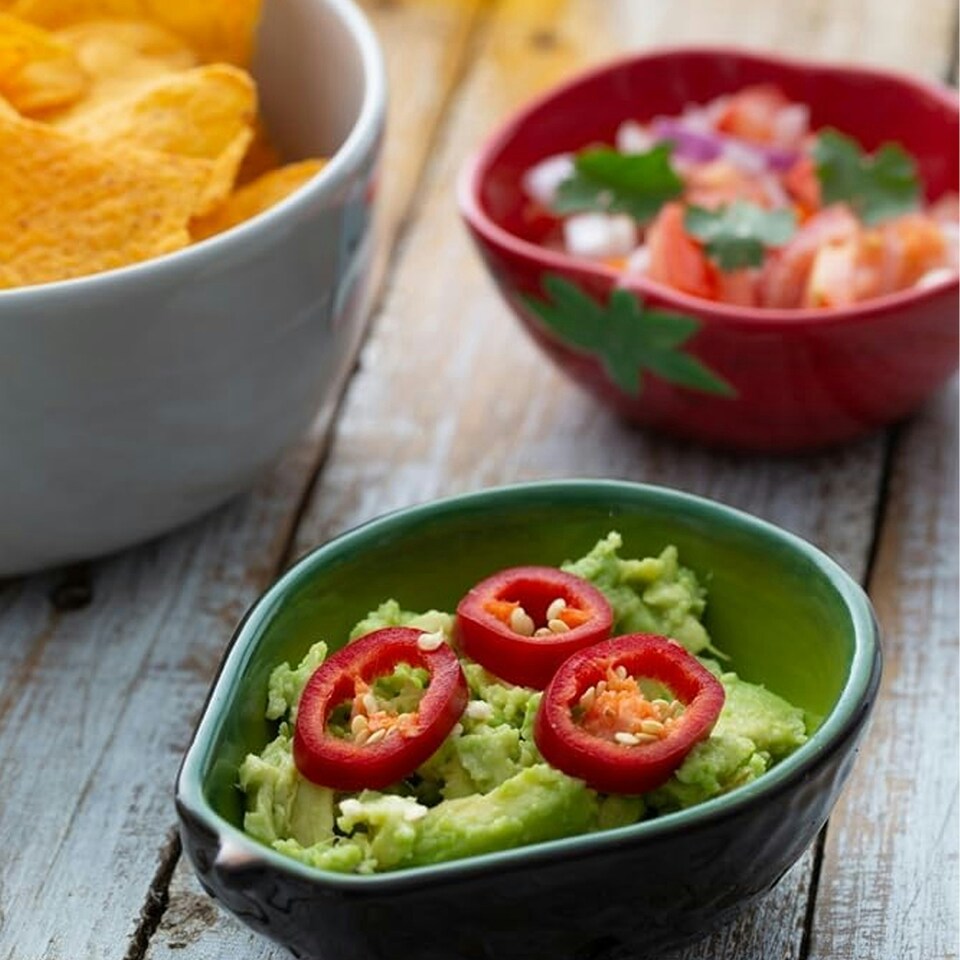 image 1 of Typhoon World Foods Set Of 3 Fajita Dip Bowls