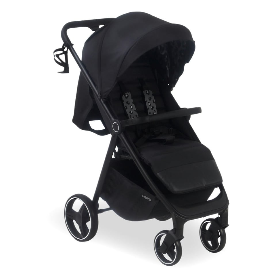 image 1 of MB160 Plus Pushchair - Black Leopard