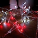 image 8 of 200 LED 16m Christmas Outdoor Function Lights Timer Clear Cable in Red & White