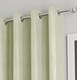 image 3 of Enhanced Living Goodwood Green Thermal, Energy Saving, Dimout Eyelet Curtains with Wave Pattern (PAIR) - 66 x 90 inch (168x229cm)