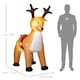 image 3 of HOMCOM 6ft Christmas Inflatable Reindeer Decoration Xmas Indoor Outdoor Lights