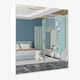 image 1 of Stylish 150cm Full Mirrored Wardrobe with Adaptable Interior & Space-Saving Doors | White, Black, Grey White | White150cm