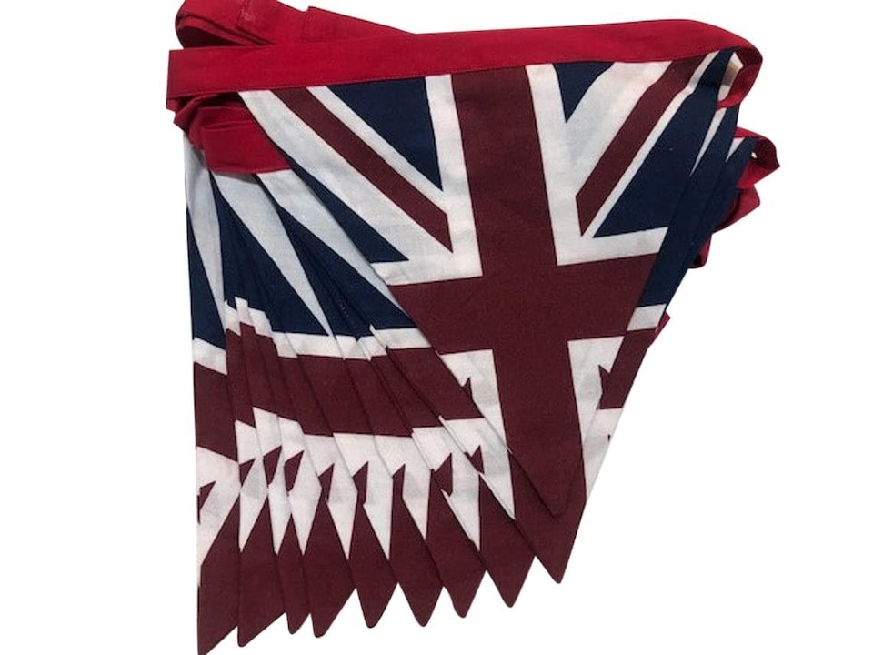 image 1 of 10 pcs Flags Union Jack Retro Bunting | Multi