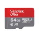 image 2 of SanDisk Ultra 64GB microSDXC Memory Card - Red