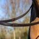 image 9 of LeMieux Rubber Half lined Reins Brown | Pony
