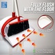 image 7 of Long Handled Dustpan and Brush Set Reduce Bending Tall Lobby Dustpan and Sweeping Brush