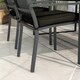 image 6 of Outsunny Set of 4 Outdoor Seat Cushion with Ties, for Patio Furniture, Beige 