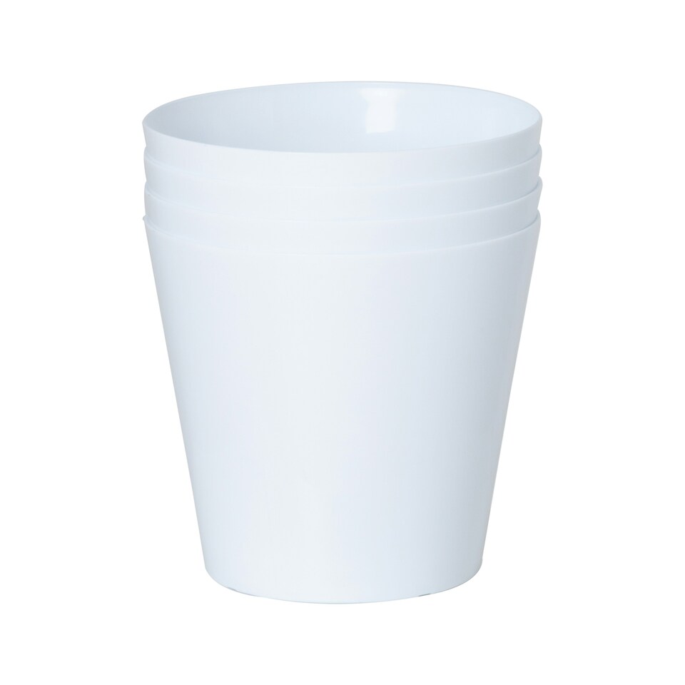 image 1 of Studio 4x 26cm Round Plastic Planter Grey