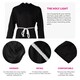 image 2 of Black Monk Costume Black | S