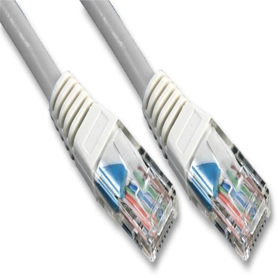 PRO SIGNAL - RJ45 Male to Male Cat5e UTP LSOH Ethernet Patch Lead, 10m Grey