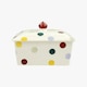 image 6 of Butter Dish: Emma Bridgewater Polka Dot Butter Dish, Ceramic | White