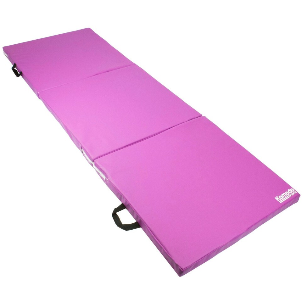 image 1 of Komodo Tri Folding Yoga Mat - Purple