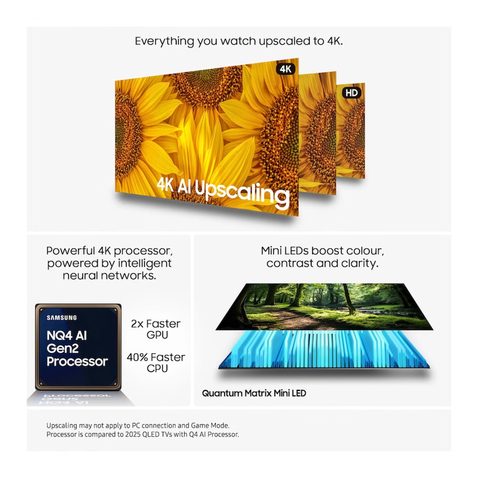 image 1 of Samsung QE75QN73F 75" 4K Neo QLED Vision AI Smart TV 2025