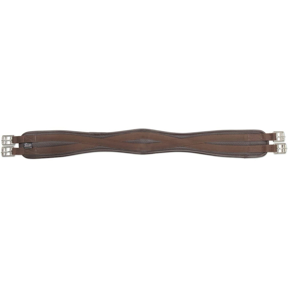 image 1 of Shires Anti-Chafe Horse Girth - Brown - 32in