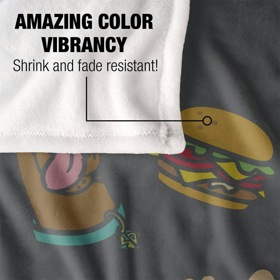 image 1 of Scooby Doo Scooby Snacks Blanket - Multicoloured - One Size