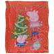 image 1 of Peppa Pig Christmas Fun Blanket - White - One Size