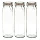 image 1 of Argon Tableware Glass Spaghetti Jars - 2 Litre - Orange Seal - Pack of 3