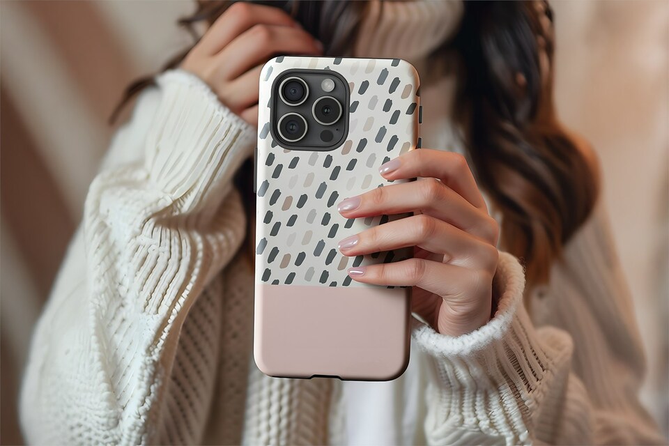 image 1 of Pink Mocca Phone Case | Pink | Galaxy S25
Tough | Galaxy S25
Tough