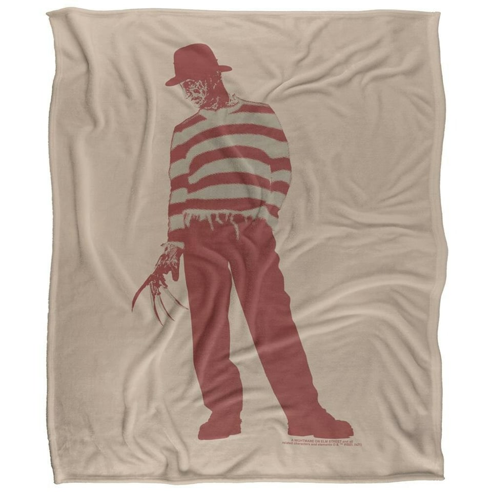 image 1 of Nightmare On Elm Street Pose Freddy Krueger Blanket - Multicoloured - One Size