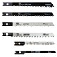 image 2 of Dekton 10 Pcs Jig Saw Blades Set Wood Fast Cutting For Bosch, Dewalt, Makita, Mi