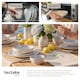 image 7 of Dinner Set Mare in Glazed Stoneware for 6 People, Microwave- and Dishwasher-Safe | Grey | grey | 1