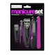 image 4 of Quality Manicure Set, 5 Different Items In Total: 2x Emery Boards, Nail Clipper, Toenail Clipper, Nail File And Tweezers
