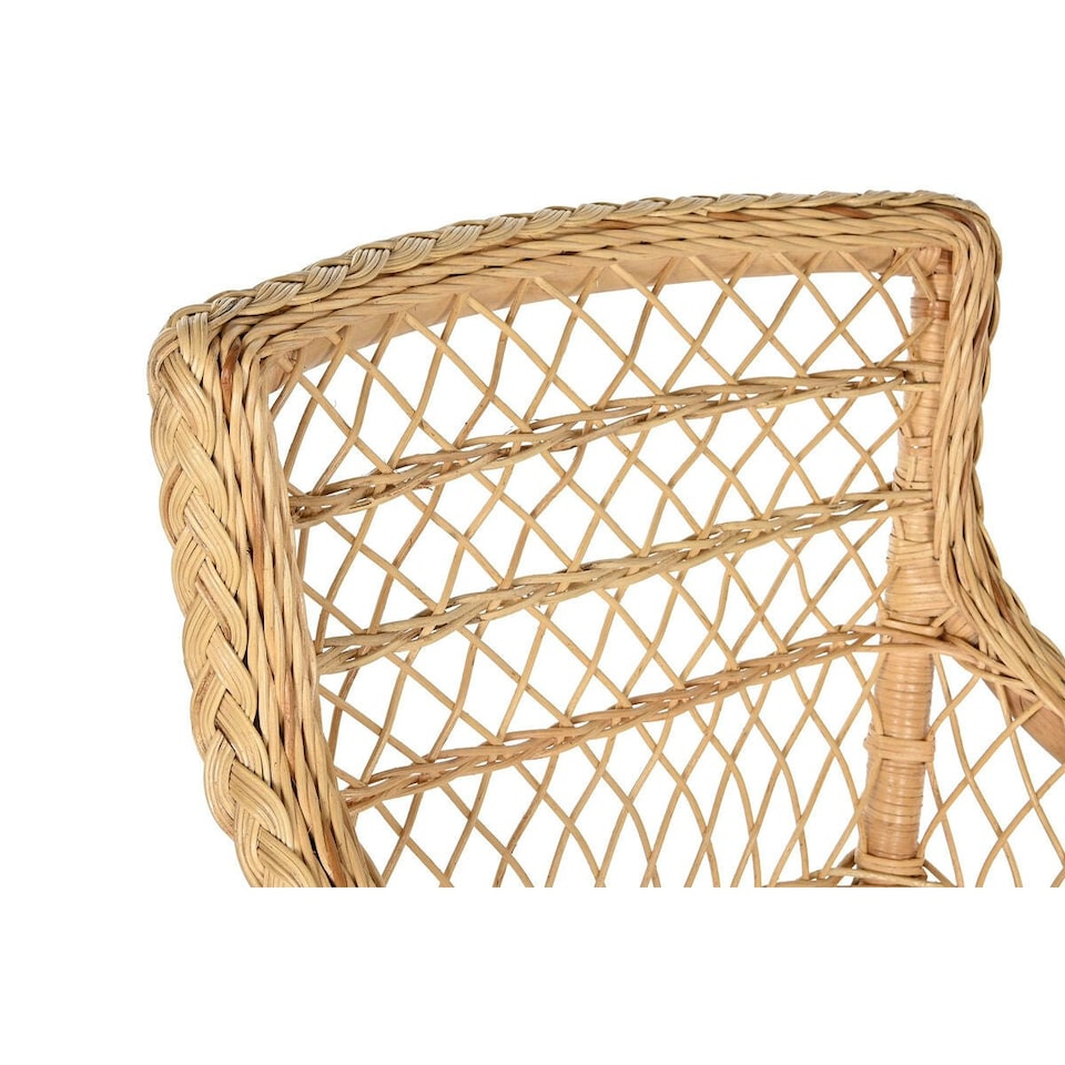 image 1 of Armchair DKD Home Decor White Natural 56 x 63 x 86 cm White