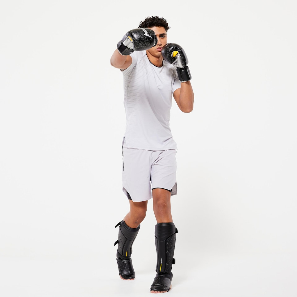 image 1 of Decathlon Adult Muay-Thai/Kickboxing/MMA Shin-Foot Guard