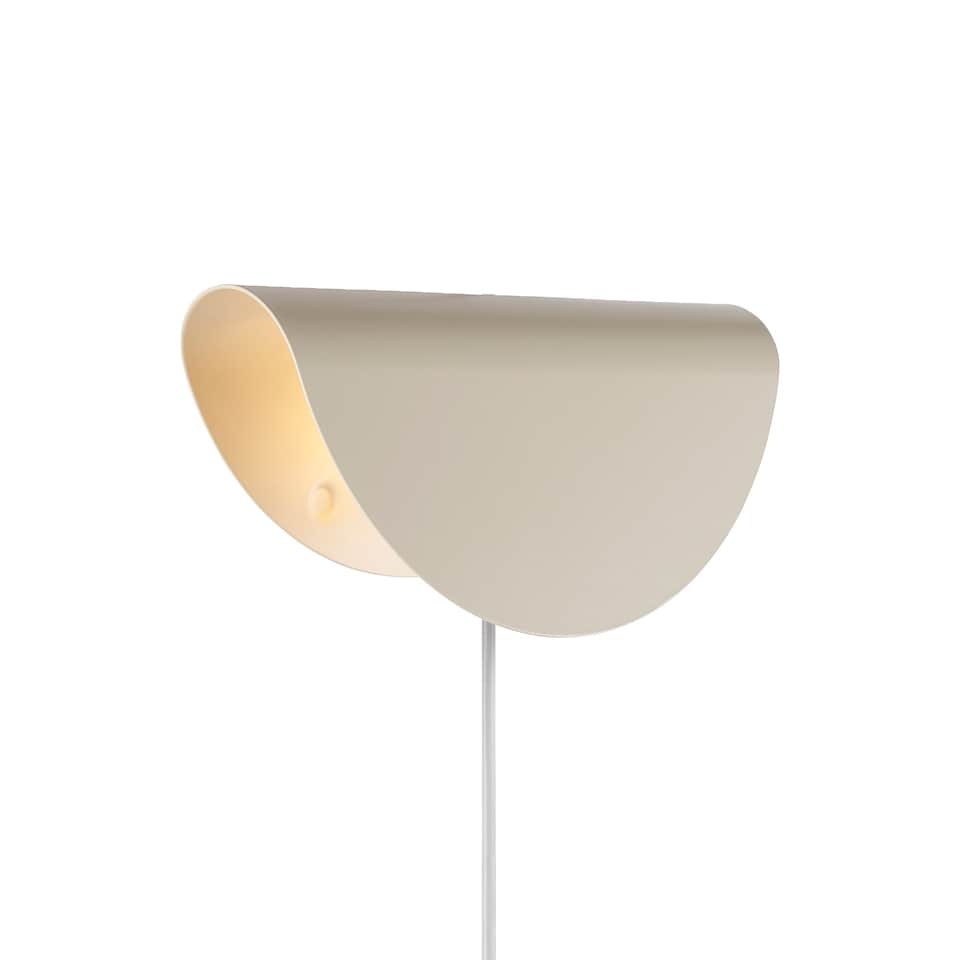 image 1 of Nordlux Model Indoor Wall Light Beige Metal Sensor E14 Retro - Plug In or Mains Powered , IP20 | Cream | Beige
