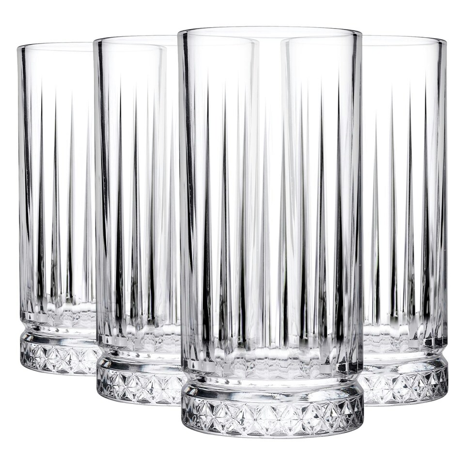 image 1 of Pasabahce Elysia Highball Glasses - 280ml - Pack of 4