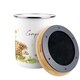 image 4 of Hedgehog & Mouse Compost Caddy - Metal 2L Decorative Kitchen Food Waste Bin
