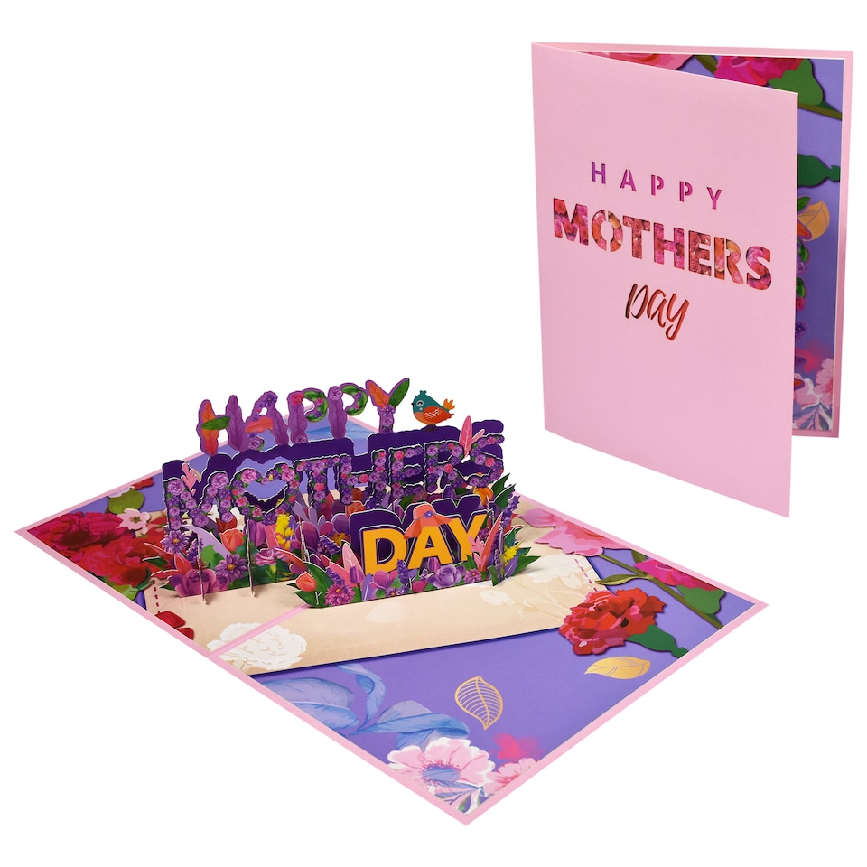 image 1 of Heartfelt Blooms 3D Pop-Up Mother’s Day Card