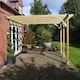 image 3 of Wall Mounted Premium Pergola 3 Post - L480 x W480 x H270 cm - Light Green