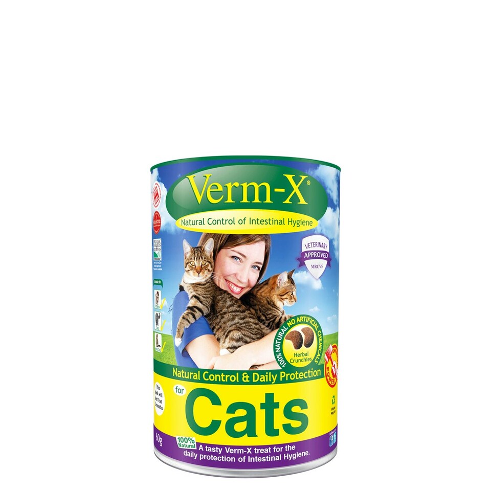 image 1 of Verm-X Herbal Crunchies for Cats - Multicoloured - 1kg