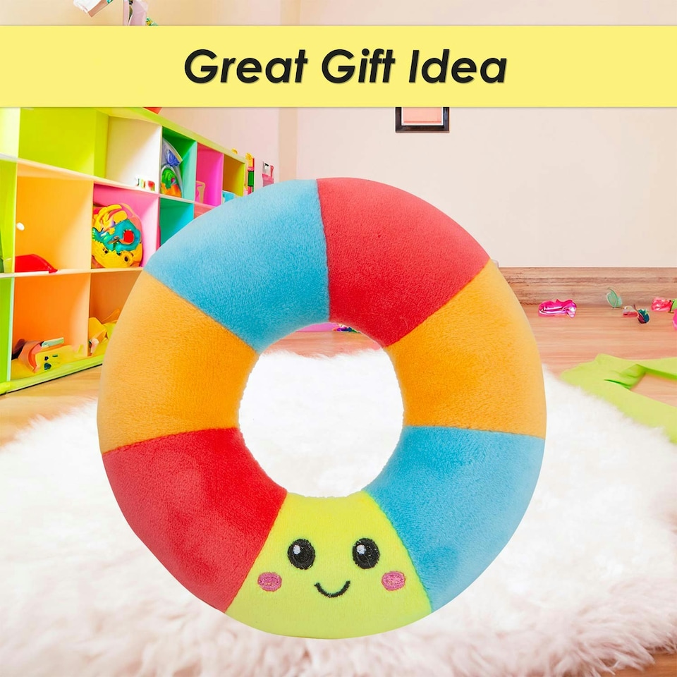 image 1 of Swimring Soft Toy Cute Plushie Huggable Cuddly Stuffed Toy 16cm Multi