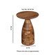 image 4 of Jaipur Acacia Wood Side Table Brown