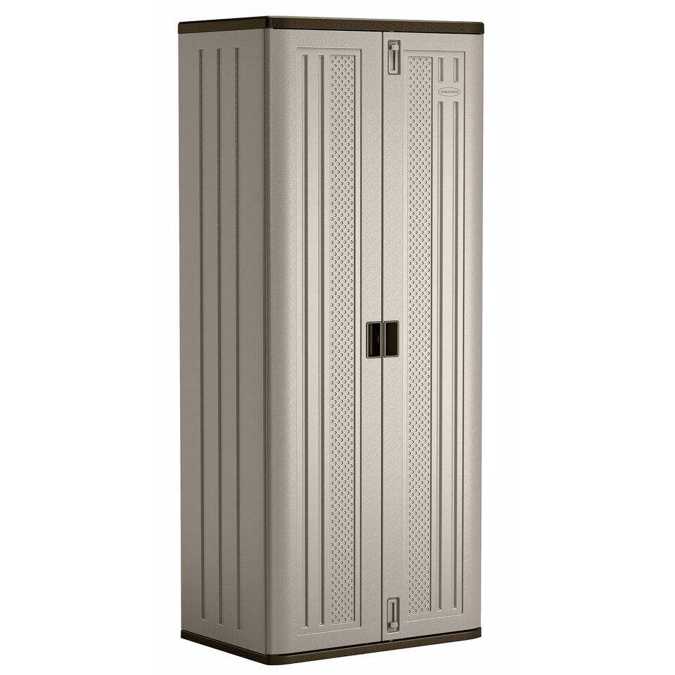 image 1 of Suncast Haven Tall Storage Cabinet Grey