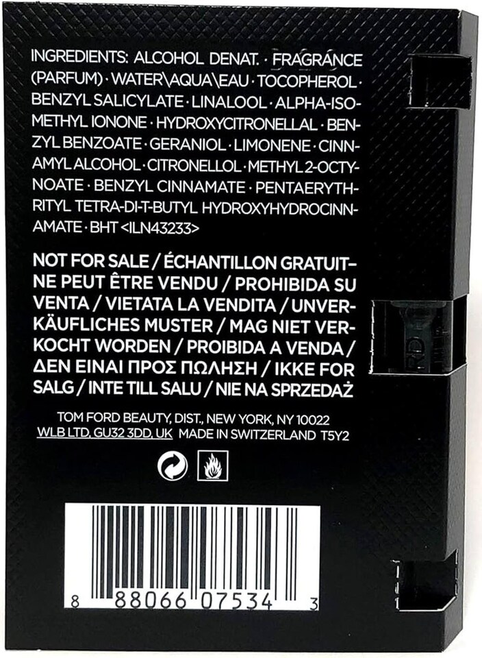 image 1 of Tom Ford Ombre Leather 10ml EDP Spray