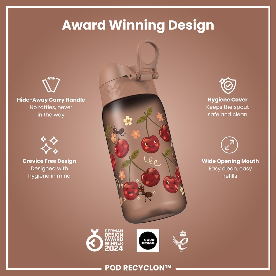 image 1 of Leak Proof Kids Water Bottle, BPA Free, 350ml (12oz)