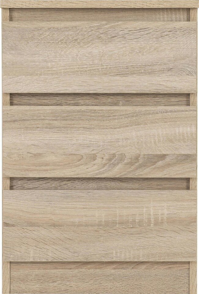 image 1 of Malvern 3 Drawer Bedside Table White