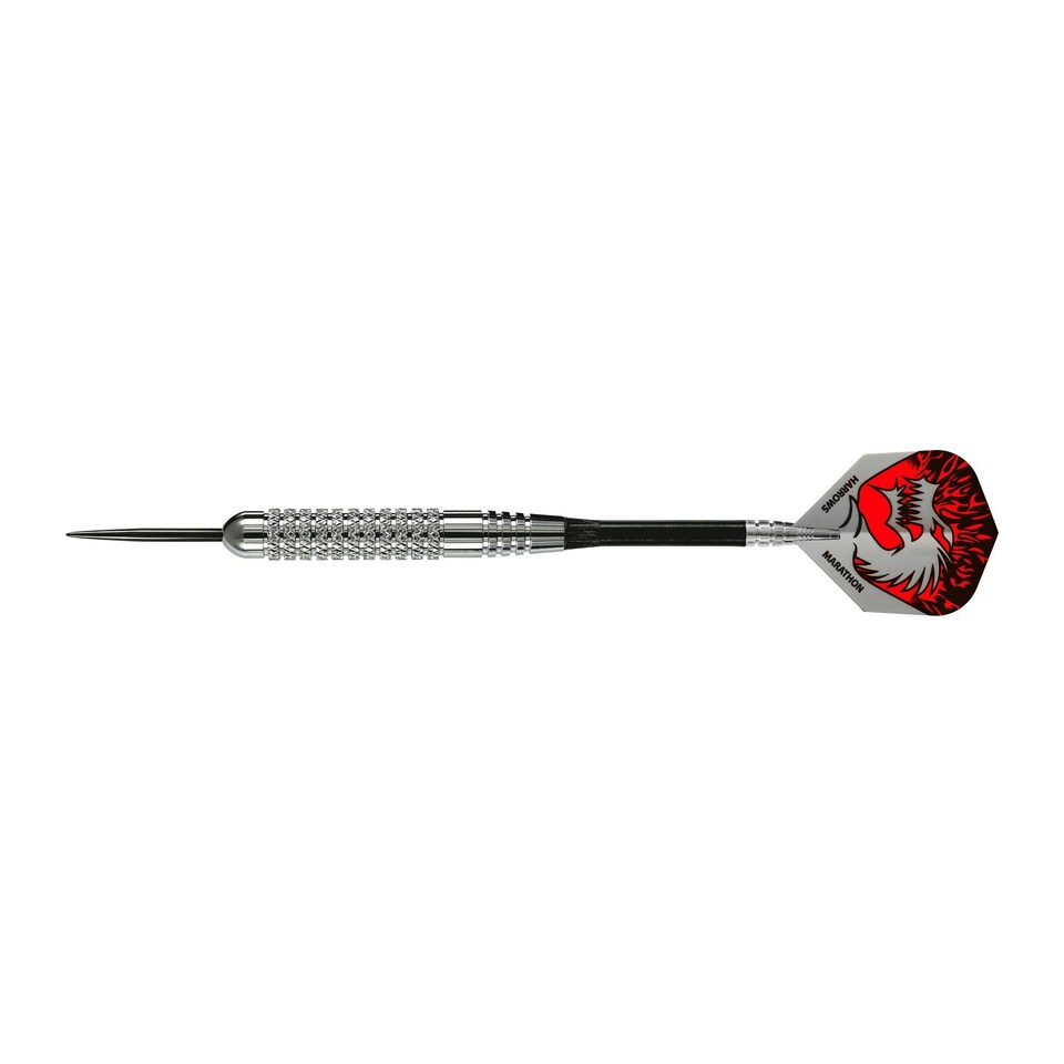 image 1 of Harrows Silver Arrows Darts - Silver/Black/Red - 20g