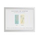 image 3 of Personalised Birth Flower Family of 2 White Framed Print White | One Size
