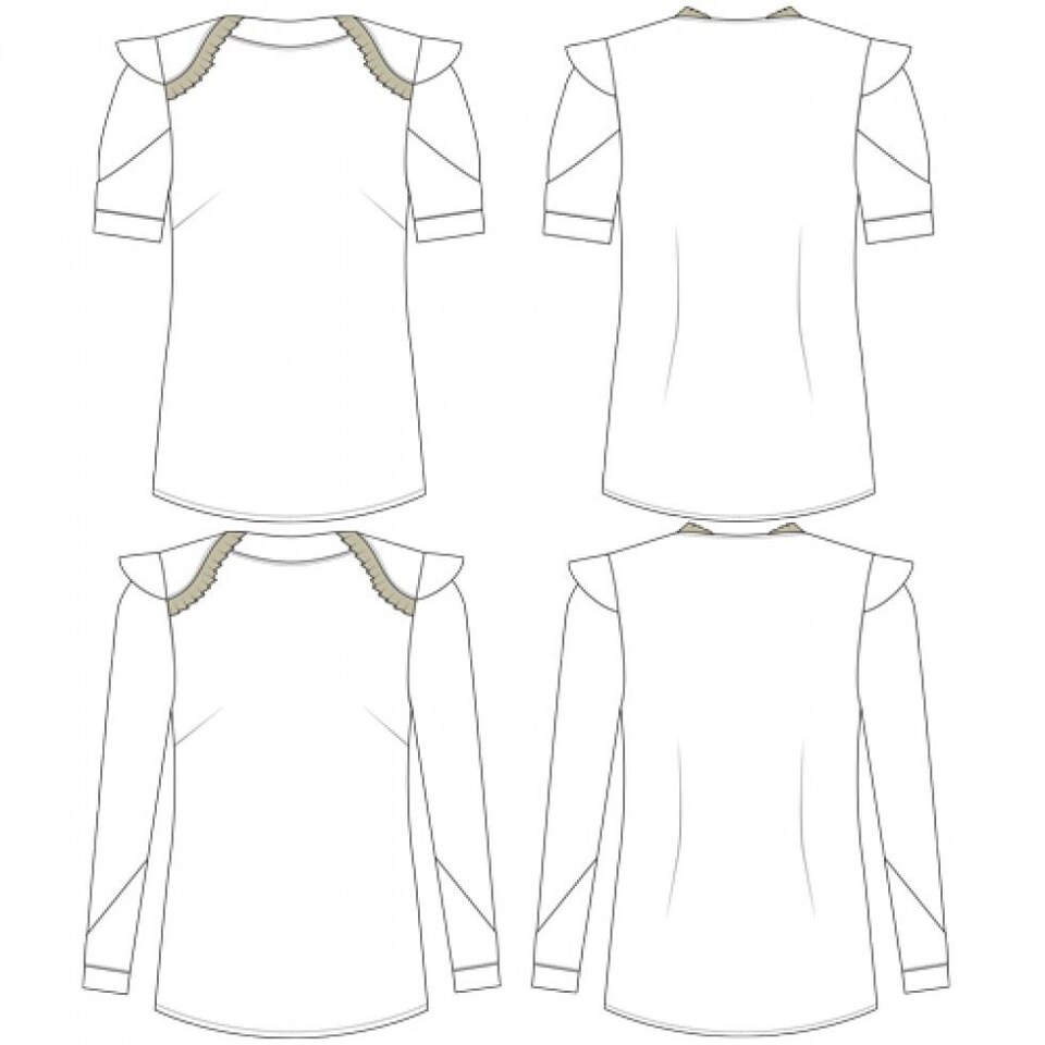 image 1 of You Made My Day February Origami Blouse & Dress Paper Sewing Pattern – Women’s Dresses & Tops, UK Sizes 6–22, Intermediate