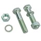 image 3 of M16 (16mm) x 55mm High Tensile Tow Bar Ball Fixing Bolts Washers + Nuts 6 Pack